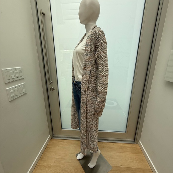 Prana Women's multi color knit Cardigan sweater coat. - Picture 4 of 8